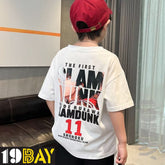 Sublime Snowfall Elegant Oversized Tees in Pure White